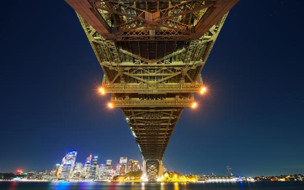 Free sydney bay bridge wallpaper download