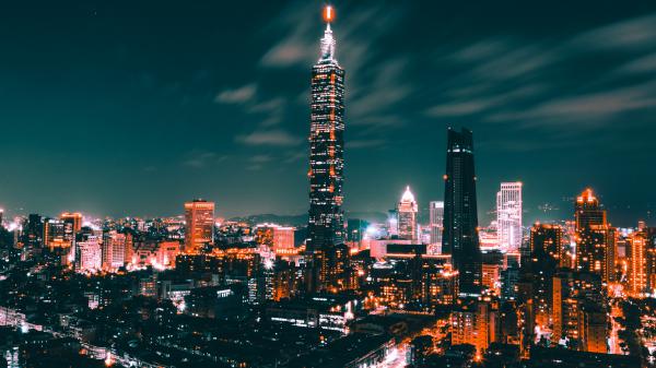 Free taipei cityscape 5k wallpaper download