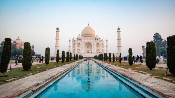 Free taj mahal agra india 4k wallpaper download