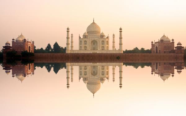 Free taj mahal india 5k wallpaper download