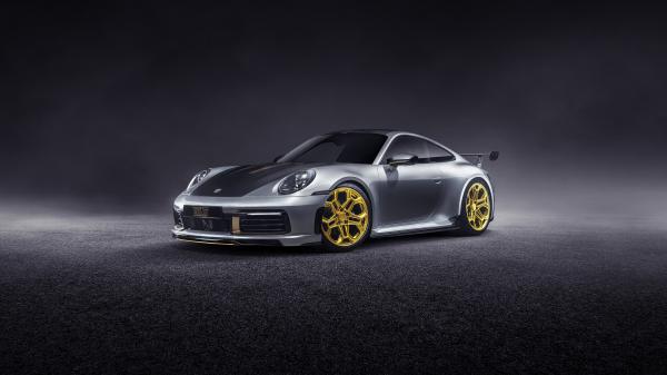 Free techart porsche 911 carrera 4s coupe 2023 wallpaper download