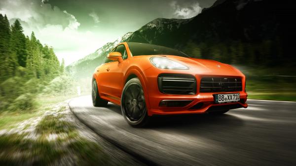 Free techart porsche cayenne coupe 2019 2 wallpaper download