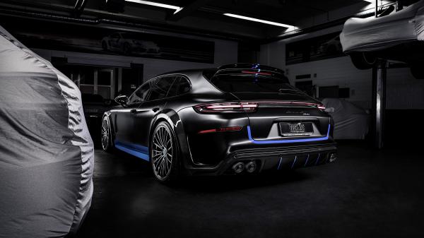 Free techart porsche panamera sport turismo grand gt selective 2018 4k wallpaper download