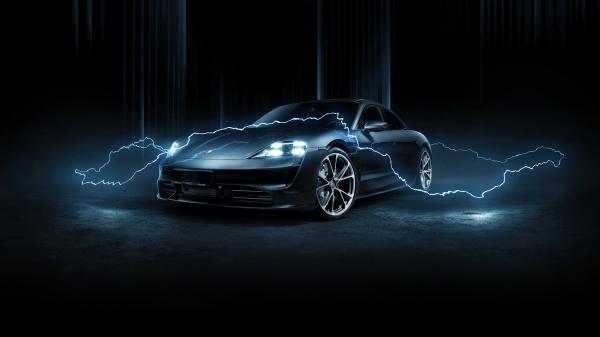 Free techart porsche taycan turbo 2020 4k hd wallpaper download