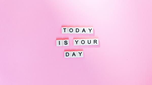 Free today is your day 4k 5k quote wallpaper download