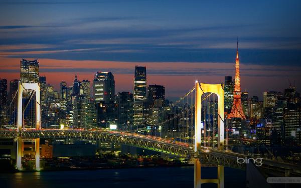 Free tokyo bridge japan wallpaper download