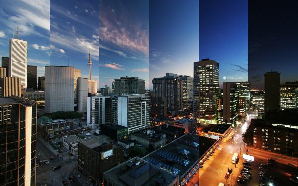 Free toronto reflections canada wallpaper download