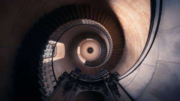 Free tower staircase 4k wallpaper download