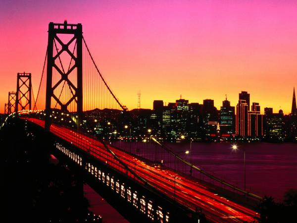 Free treasure island view bay bridge san francisco wallpaper download