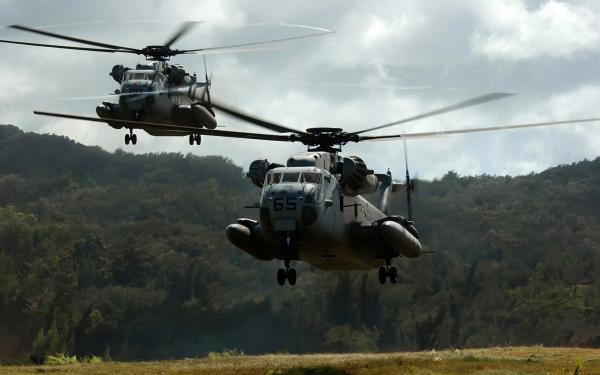 Free two ch 53d sea stallion helicopters wallpaper download