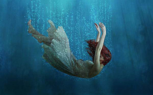 Free underwater girl dream wallpaper download