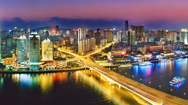 Free urban nightlife guangzhou china wallpaper download