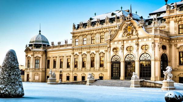 Free vienna belvedere baroque palace in austria hd travel wallpaper download