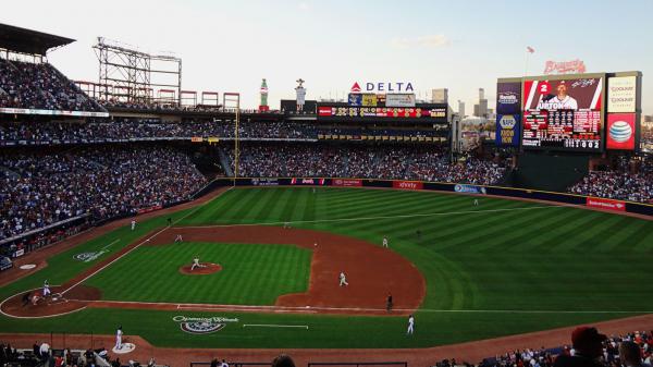 Free view of baseball ground and atlanta braves players hd braves wallpaper download