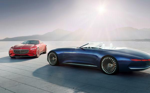 Free vision mercedes maybach 6 coupe cabriolet 4k wallpaper download