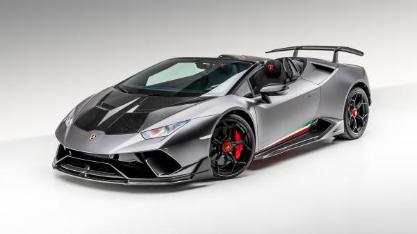 Free vorsteiner lamborghini huracan performante spyder vicenzo edizione 2019 4k wallpaper download