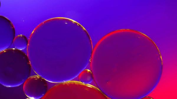 Free water bubbles gradient hd abstract wallpaper download