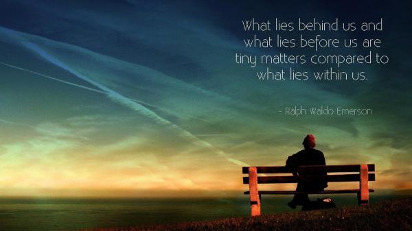 Free what lies behind us and what lies before us are tiny hd motivational wallpaper download