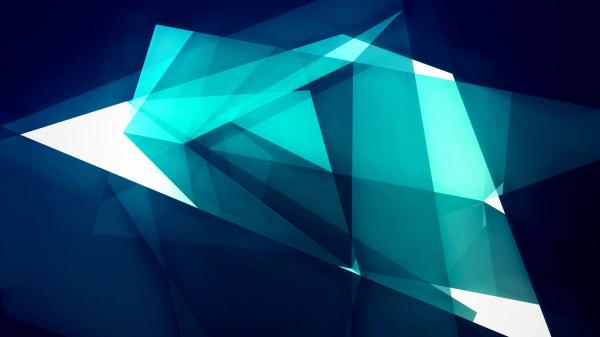 Free white and blue digital triangle 4k hd abstract wallpaper download