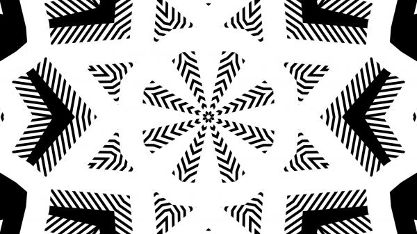 Free white black shapes symmetry digital art geometry kaleidoscope hd abstract wallpaper download