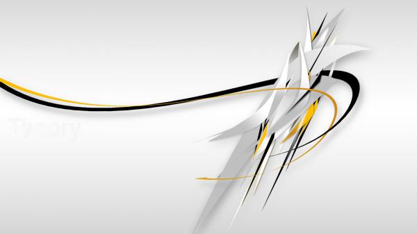 Free white black yellow paint hd abstract wallpaper download