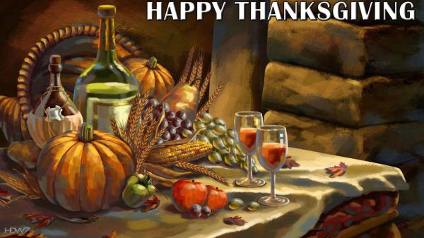 Free white happy thanksgiving word with pumpkin fruits hd thanksgiving wallpaper download