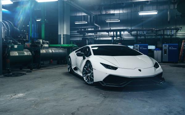 Free white lamborghini huracan 5k wallpaper download