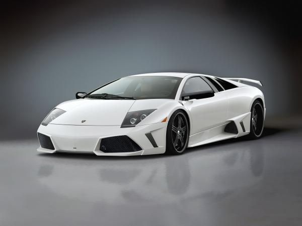 Free white lamborghini murcielago wallpaper download