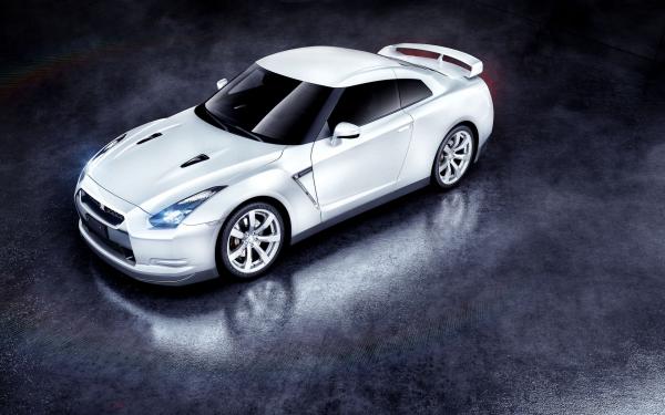 Free white nissan gtr wallpaper download