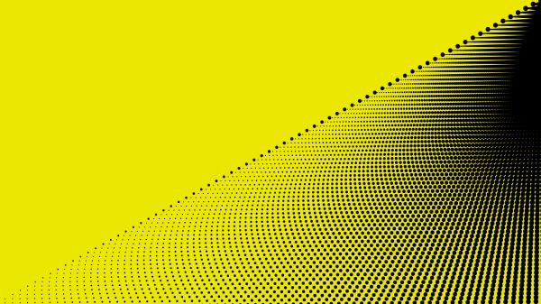 Free yellow and black dots 4k hd abstract wallpaper download