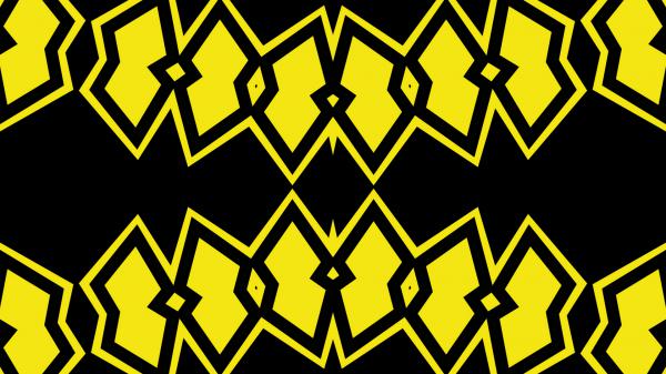 Free yellow black geometry pattern digital art hd abstract wallpaper download