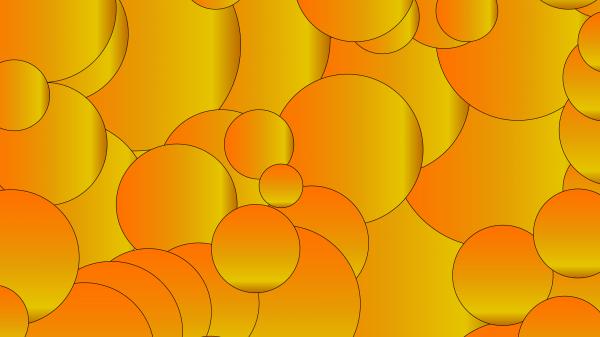 Free yellow circle 4k hd abstract wallpaper download