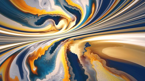 Free yellow heatwaves 4k hd abstract wallpaper download