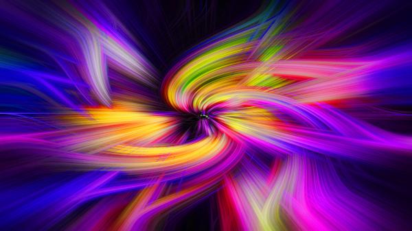 Free yellow pink purple blue swirl hd abstract wallpaper download