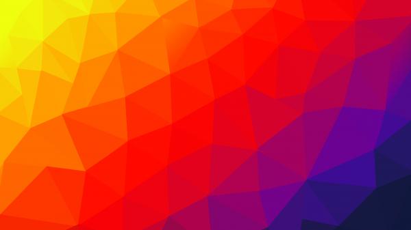 Free yellow red pink shapes 4k hd abstract wallpaper download