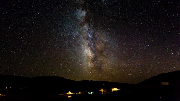 nebula stars lights night 4k hd creative